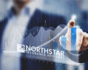 NorthStar Insurance Advisors logo with upward trending graph indicating growth