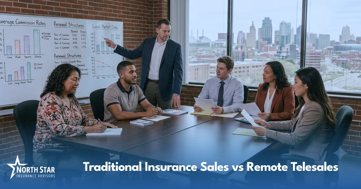 Traditional Insurance Sales vs. Remote Telesales: Which Pays More?